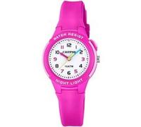 Calypso Montre Enfant Analogique Caoutchouc Rose - Mouvement Quartz - Verre Haute Résistance - Étanche 10 ATM K6069/1 - Sweet Time