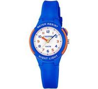Calypso Montre Enfant Analogique Caoutchouc Bleu - Mouvement Quartz - Verre Haute Résistance - Étanche 10 ATM K6069/3 - Sweet Time