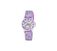 Calypso Montre Fille Analogique Caoutchouc Violet - Quartz - Montre Enfant - Verre Minéral Haute Résistance - Étanche 5 ATM K5776/6 - My First Watch