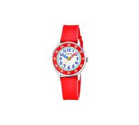 Calypso Montre Fille Analogique - Bracelet Caoutchouc Rouge - Mouvement Quartz - Verre Minéral Résistant - Étanche 5 ATM - Special Prices - K5826/4