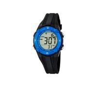 Calypso Montre Garçon Digitale Caoutchouc Noir - Verre Haute Résistance - Étanche 10 ATM - Date, Calendrier, Chronographe, Double Heure, Lumière, Alarme, 12/24 h K5685/1