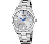 Montre Calypso pour Homme K5862/2 Basic Boîtier en Acier Inoxydable Gris Bracelet en Acier Inoxydable Gris