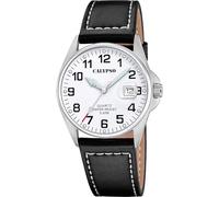 Calypso Montre Homme Analogique Cuir - Quartz - Calendrier - Verre Minéral Résistant - Étanche 5 ATM Élégante K5870 Basic