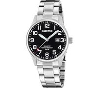 Calypso Montre homme K5860/4 Basic – Acier inox 316L Quartz Calendrier Étanche 5 ATM