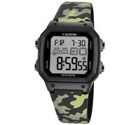CALYPSO Montre Homme Digitale Camouflage Verte K5812/4