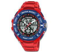 Calypso Montre Hommes K5769/3 Plastique PU Montre Numérique Sport Rouge UK5769/3