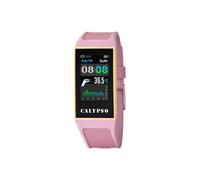 Calypso Montre Intelligente Femme - Smartwatch Caoutchouc Rose - Étanche IP68 - Contrôle Musique, Compte Pas, Calories, Multisport, Fréquence Cardiaque, Sommeil K8502/1