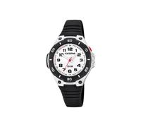 Calypso Montre Enfant Analogique - Bracelet Caoutchouc Noir - Mouvement Quartz - Verre Résistant - Étanche 10 ATM - Sweet Time - K5758/6