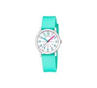 Calypso Montre pour Enfants K5825/1 Digitana Boîtier en Acier Inoxydable Gris Bracelet en Plastique Vert