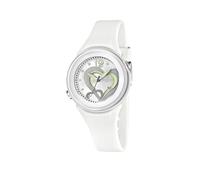 Montre Fille Calypso K5576-1 - Bracelet Silicone Blanc Blanc