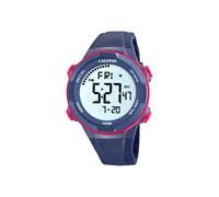 Calypso Montre pour Homme K5780/4 Flash Time Boîtier en Plastique Noir Bracelet en Plastique Bleu