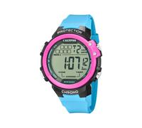 Calypso Montre pour Homme K5817/1 Color Splash Boîtier en Plastique Multi Bracelet en Plastique Bleu
