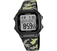 Calypso plastique hommes montre numérique sport montre bracelet noir vert D2UK5812/4