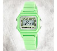 Calypso Plastique Montre Unisex K5802/1 Numérique Sport Vert Clair UK5802/1