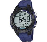 Calypso plastique PUR montre homme K5607/2 montre-bracelet bleu numérique D2UK5607/2