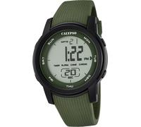 Calypso plastique PUR montre homme K5698/4 montre bracelet vert numérique D2UK5698/4