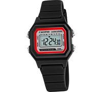 Calypso plastique unie montre K5802/6 montre-bracelet sport numérique noir D2UK5802/6