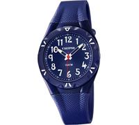 Calypso plastiquePolyuréthanedames montre K6064/3 montre-bracelet bleu foncé Analogico D2UK6064/3