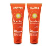 Calypso Sun-Sea Lot de 2 protections capillaires 100 ml Contient de l'huile d'argan, du chlore et un protecteur de déshydratation