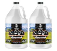 Calyptus Vinaigre concentré pur à 50 % | Puissance maximale (12,5 x) | Qualité technique | Se dilue facilement à 5 % d'acidité (1,5 tasses par gallon) | Concentré de nettoyage pour la maison et