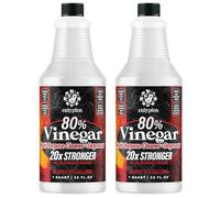 Calyptus Vinaigre concentré pur à 80 % | Puissance ultra-performante (20X) | Qualité technique | Se dilue facilement à 5 % d'acidité (1 tasse par gallon) | Concentré de nettoyage pour la maison et