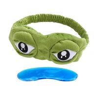 Calyshades pour dormir mignon - Masque de sommeil de grenouille 3D | Couvre oculaire confortable pour les adultes et les, le patch d'aide à repos douce avec des coussinets femmes,