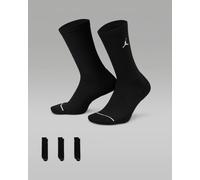 CALZE Nike Jordan Jumpman DX9632 010 Noir Blanc Everyday Socks Crew 3PACK