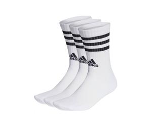 Calzini ADIDAS 3 STRIPES Cushioned WHITE x3, Pointure 37-39