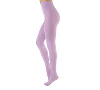 CALZITALY Collants Opaque en Douce Microfibre de Couleur | S, M, L, XL, XXL, 3XL, 4XL | 80 DEN | Fabriqué en Italie (XL, Lila)