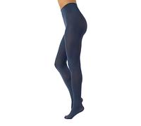 CALZITALY Collants Opaque en Douce Microfibre de Couleur | S, M, L, XL, XXL, 3XL, 4XL | 80 DEN | Fabriqué en Italie (XL, Bleu Jeans)