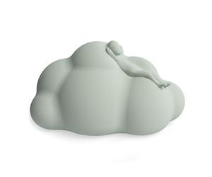 Cam Cam Copenhagen - Lampe de Nuit Nuage Dusty Green