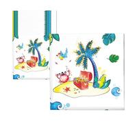 CAM ET LEON - 22514 - Serviettes Pirates en Papier - Lot de 20 - Parfaites pour Anniversaire Enfant - 33x33 cm