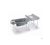 CAM Idro Baby C518 Coniglio - Baignoire bébé avec matelas à langer extractible, adaptable sur baignoire, jusqu’à 15 kg