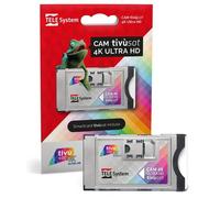 CAM tivùsat 4K ULTRA HD - TELE SYSTEM - Activation facile - Protection ECP - Accès chaînes HD et 4K