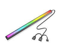 CAM2 ARGB Bande lumineuse 5 V - Effet sonore synchrone LED Roto Bohr Light, éclairage décoratif pour ordinateur de bureau, éclairage d'ordinateur, 30 cm