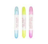 CAM2 Lot de 3 stylos de correction pour vernis à ongles avec 9 pointes de rechange interchangeables（ Ce produit ne contient pas de dissolvant）