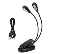 CAM2 Pupitre LED - 8 LED - Luminosité réglable - 2 vitesses - Avec câble USB - Convient pour piano, pupitre, bureau