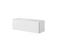 Cama bibliothèque ROCO RO1 112/37/39 blanc/blanc, Meuble de rangement, Sur pieds, Meuble haut, 1 étagère, 1 porte, Blanc