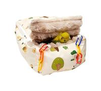 Cama Para Pájaros - Hamaca Cálida De Invierno Para Hámster, Casa Para Periquitos Con Cremallera A Prueba De Viento, Para, Canario, Colibrí, Pinzón, Guacamayo, Agapornis