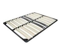 Cama sommier ergonomique à lattes avec zone lombaire renforcée 160x200 cm G