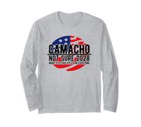 Camacho Not Sure for President 2028 USA Funny Manche Longue