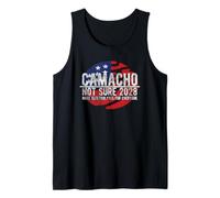 Camacho Not Sure for President 2028 USA Funny Vintage Débardeur