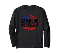 Camacho Not Sure for President 2028 USA Funny Vintage Manche Longue