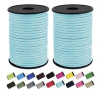CAMAL 2PCS Paracorde Corde de Tente 4mm Cordon à 7 Brins Corde Polypropylene 30m Cordes Réfléchissantes Cordon Nylon pour Activités de Camping en Extérieur Bracelet Paracorde (Vert Clair)