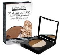 Camaleon Cosmetics Fard à Paupières Marron + Beige 2 x 2.3g