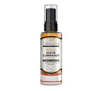 Camaleon Cosmetics - Glow Oil - Corps et Cheveux Huile Éclaircissante - Absorption Rapide - Particules D'Or - Végétalien - 1 Unité - 30 ml