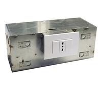 CAMALEONTE Coffre-fort invisible à encastrer, galvanisé 3 tiroirs, dimensions 18 x 32 x 13 cm.