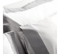 Camalisa Grey/Dark Grey Taie d'oreiller H/Wife 50 x 80 (2)