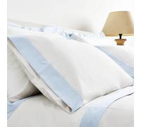 Camalisa White/Blue Taie d'oreiller H/Wife 50 x 80 (2)