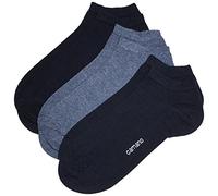 CamaN - o - Protège-Bas & Socquettes - lot de 3 - Femme - Bleu ( navy combination (navy combination) - Taille: 35-38